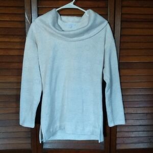 Talbots Gray Cowl Neck Sweater